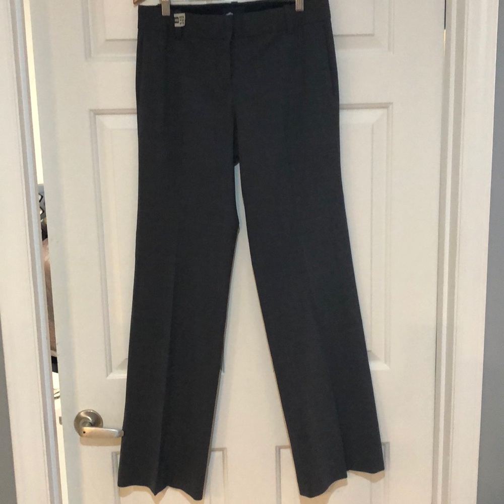 J. Crew Gray Stretch Wool Lined Career Dress Pants
